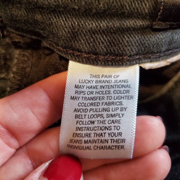 Lucky Brand Black Jeans, Hayden Skinny, Size 4 - Picture 7 of 7